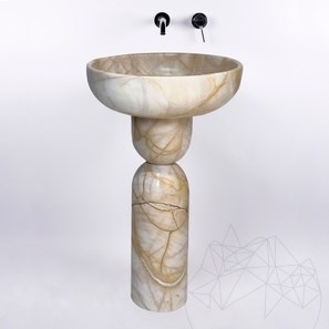 Freestanding sink - Aurora Sunset Dolomite