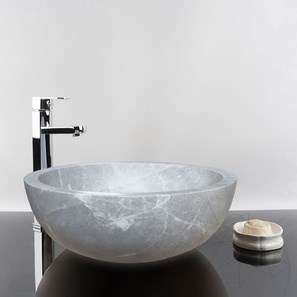 Bathroom Sink - Crema di Bergamo Marble RS-5, 42 x 15 cm