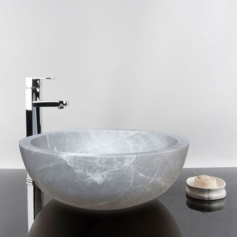 Bathroom Sink - Crema di Bergamo Marble RS-5, 42 x 15 cm