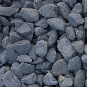 Dark Grey Pebbles, 3-6 cm Bag 20 Kg