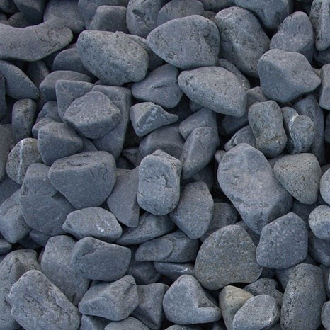 Dark Grey Pebbles, 3-6 cm Bag 20 Kg
