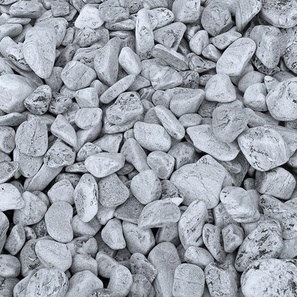 Silver Pebbles, 3-6 cm Bag 20 Kg