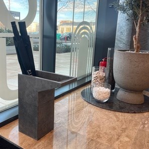 Ceppo Grey Marble Umbrella Holder