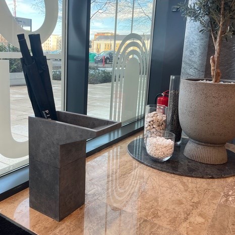 Ceppo Grey Marble Umbrella Holder