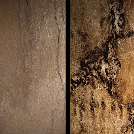 Translucent Flexible Slate SKIN 2mm - AuBurn, 185 x 61 cm | Ambient Lighting, Indoor & Outdoor