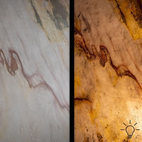 Translucent Flexible Slate SKIN 2mm - Indian Autumn, 240 x 90 cm | Ambient Lighting, Indoor & Outdoor