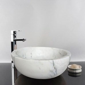 Bathroom Sink - Lilac Marble RS-24, 42 x 15 cm