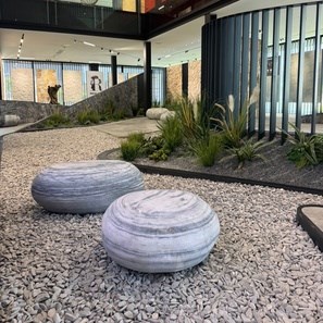 Stone Cloud Pebble Bench