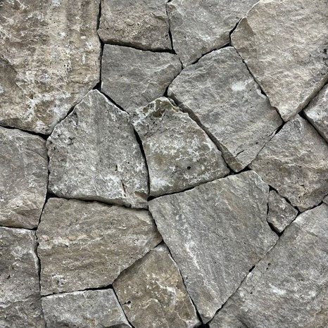 Exterior Stone Cladding Travertine Rock Face Silver