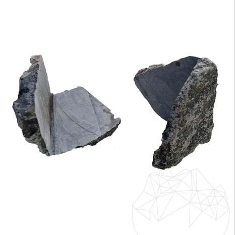 Exterior Stone Cladding Marble Rock Face Lava Black (Corner)