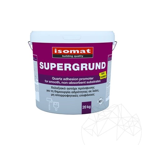 ISOMAT Supergrund – Quartz adhesion primer for smooth surfaces, marble, and natural stone, 20 kg