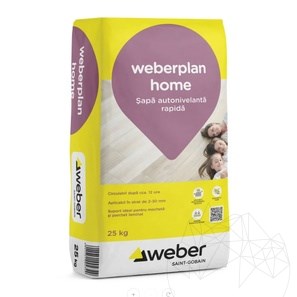 Weberfloor Home screed, 2-30 mm layer, gray, 25 kg