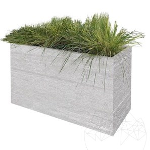 Planter Fioriera - Sintered Stone, 60X30X2XH60 Economy