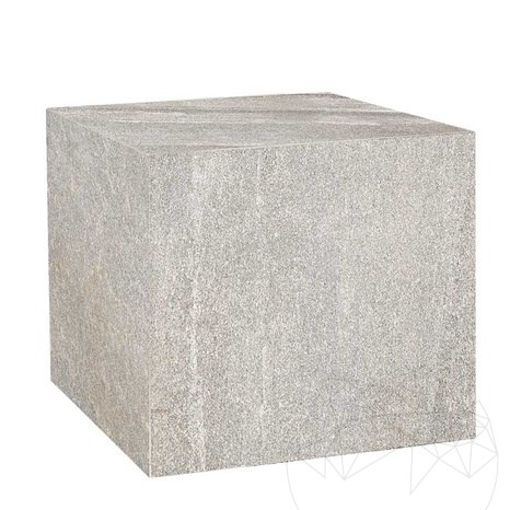 Garden Bench Seduta - Sintered Stone, 60X60X2XH60