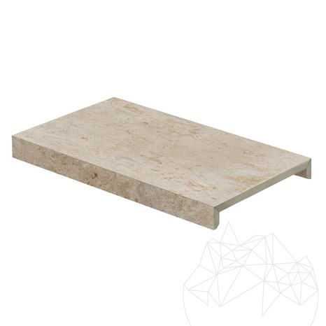 Pool Coping U (Copertina) - Sintered Stone, 30X60X3XH5 cm