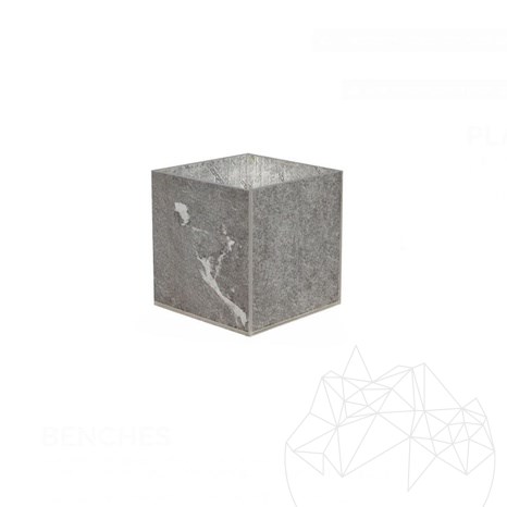 Planter Fioriera - Sintered Stone, 40X40X2XH40