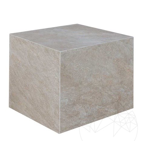 Garden Bench Seduta - Sintered Stone, 40X40X2XH40