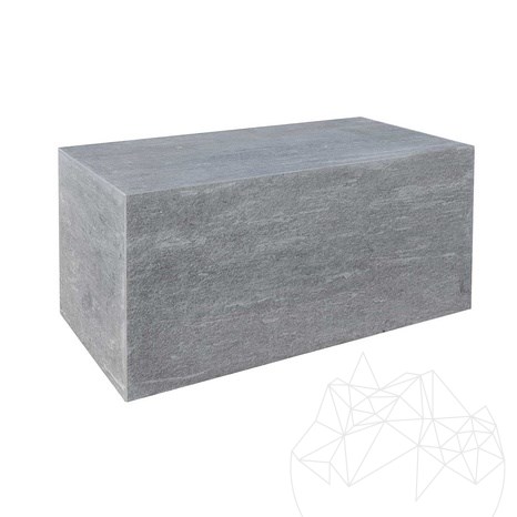 Garden Bench Seduta - Sintered Stone, 80X40X2XH40