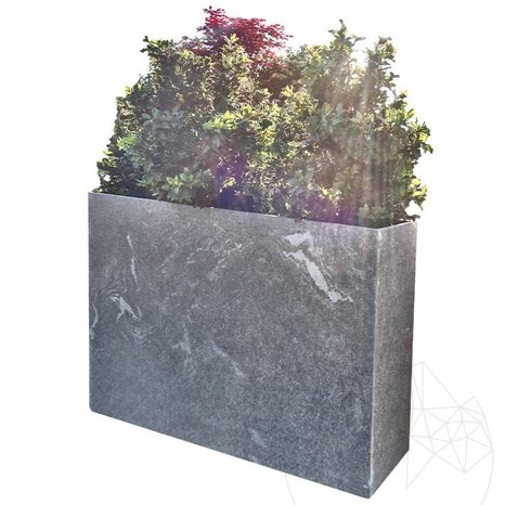 Planter Fioriera - Sintered Stone, 100X30X2XH100 Economy