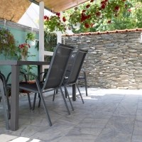 Kavala Cross Cut Sawn Cut (Unpolished) Marble, 30 x 30 x 2 cm