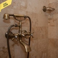 Classic PREMIUM Cross Cut Polished Travertine, 40.6 x 20.3 x 1.2 cm