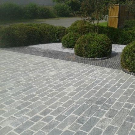 Kavala Riven Slate Cobblestone, 10 x 10 x 3-5 cm
