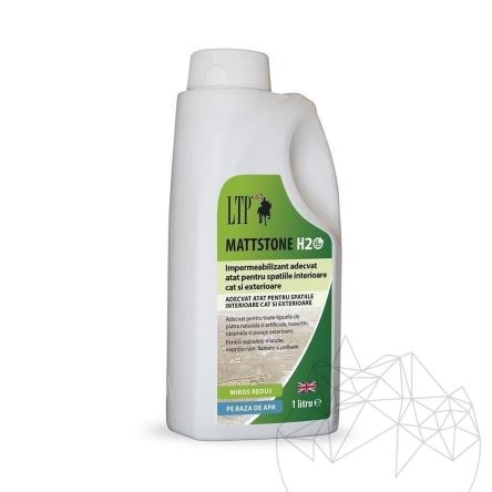 LTP Profesional Mattstone H20, ECO sealant for natural stone (neutral water based sealer), 1 L