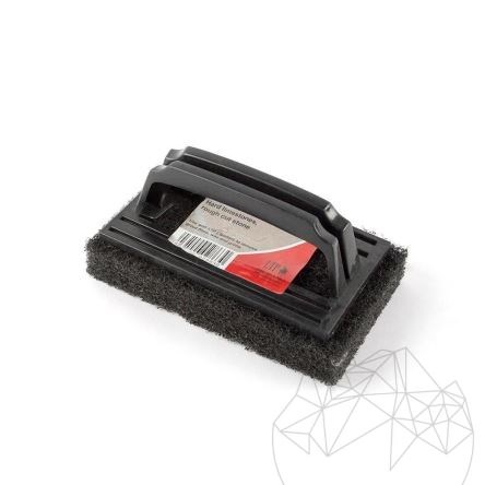 LTP Profesional  Black Emulsifying Pad with handle - Heavy duty pad (removes dirt, adhesive, grouting)