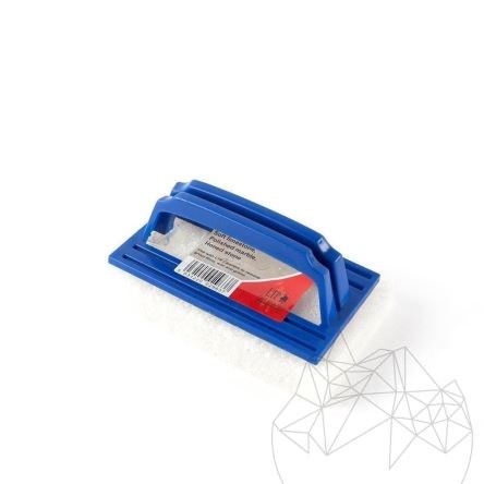 LTP Profesional White Emulsifying Pad with handle - Abrasive for delicate surfaces (removes dirt, adhesive, grouting)