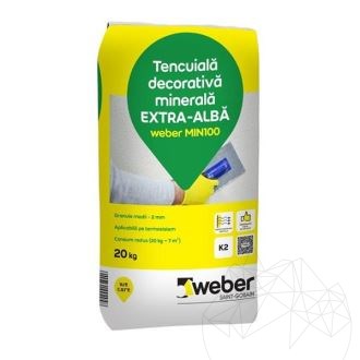 Weber MIN 100 20 Kg - Decorative mineral plaster
