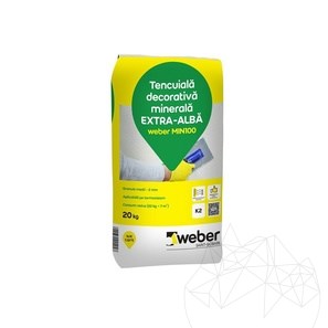 Weber MIN 100 20 Kg - Decorative mineral plaster