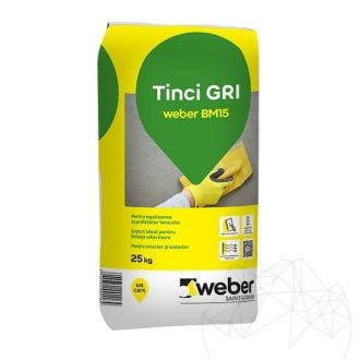 Weber BM15 25 Kg - Fine grey wall plaster