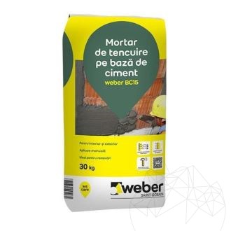 Weber BC15 30 Kg - Base wall coating (interior & exterior)
