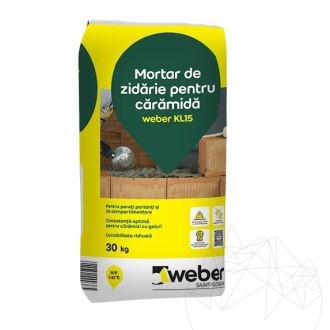Weber KL15 30 Kg - Brickwork grey tar