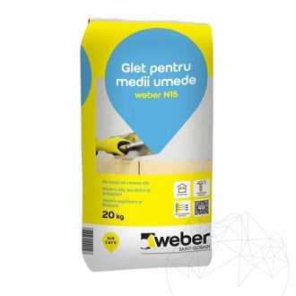 Weber N15 20Kg - Super white cement based plaster equalization