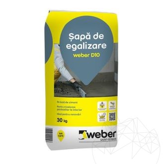 Weber D10 30 Kg - Equalizing screed