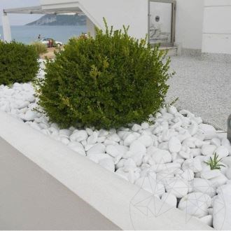 Thassos Marble Pebbles 6-10 cm KG