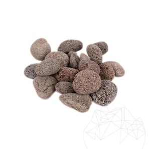 Lava Red Pebbles Bag 20 kg