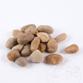 Yellow Polished Pebble Bag 20 Kg