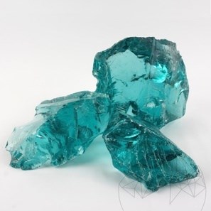 Glass Deco Blue KG