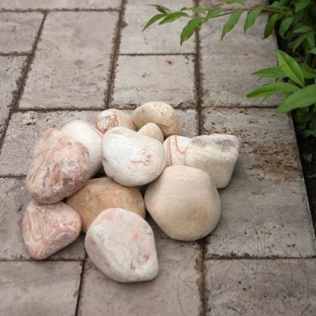 Politiko Sandstone Pebbles 3-6 cm - Bag 20 Kg