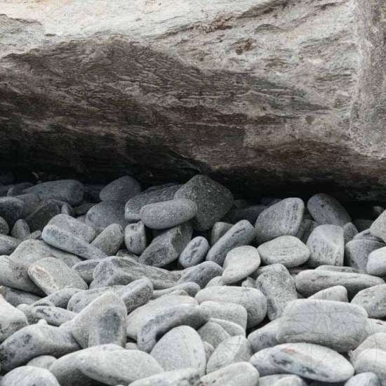 Fish Grey Kavala Slate Pebbles 1-3 cm KG