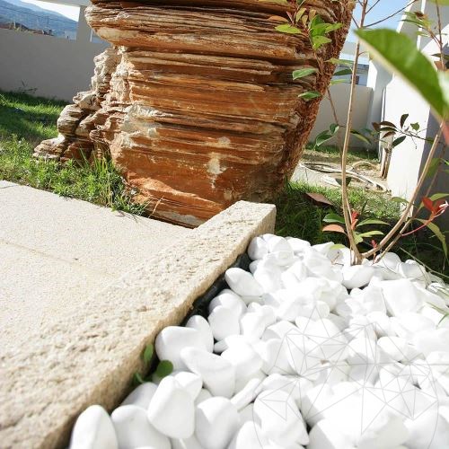 Thassos Marble Pebbles 3-6 cm KG