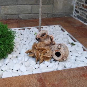 Thassos Marble Pebbles 3-6 cm Bag 20 Kg