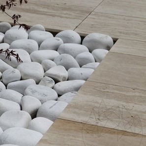 Thassos Marble Pebbles 6-10 cm Bag 20 Kg