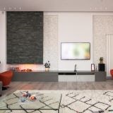 Slate Green Alpi Alpi Natur, 5cm x LL x 1.3cm | Decorative Stone - Vertical Tiles, Outdoor-Indoor (25sqm/pallet)
