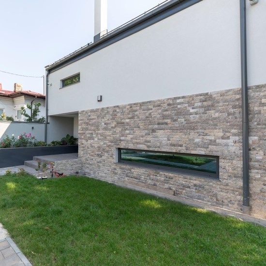 Silver Splitface Travertine, 7.5 cm x FL x 2 cm