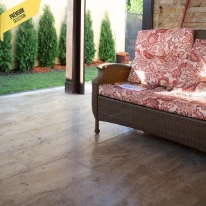 Latte PREMIUM Brushed Travertine, 61 x 30.5 x 1.2 cm