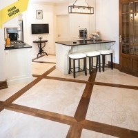 Classic PREMIUM Cross Cut Honed Travertine, 61 x 61 x 1.2 cm