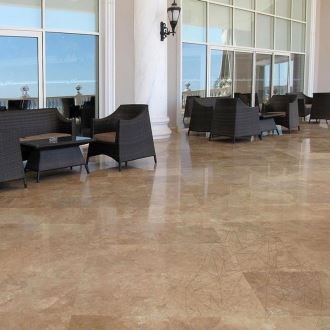 Noce Cross Cut Polished Travertin 61 x 30.5 x 1.2 cm